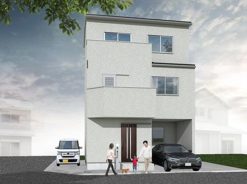 【外観パース】 | K41268-2号地待鳳