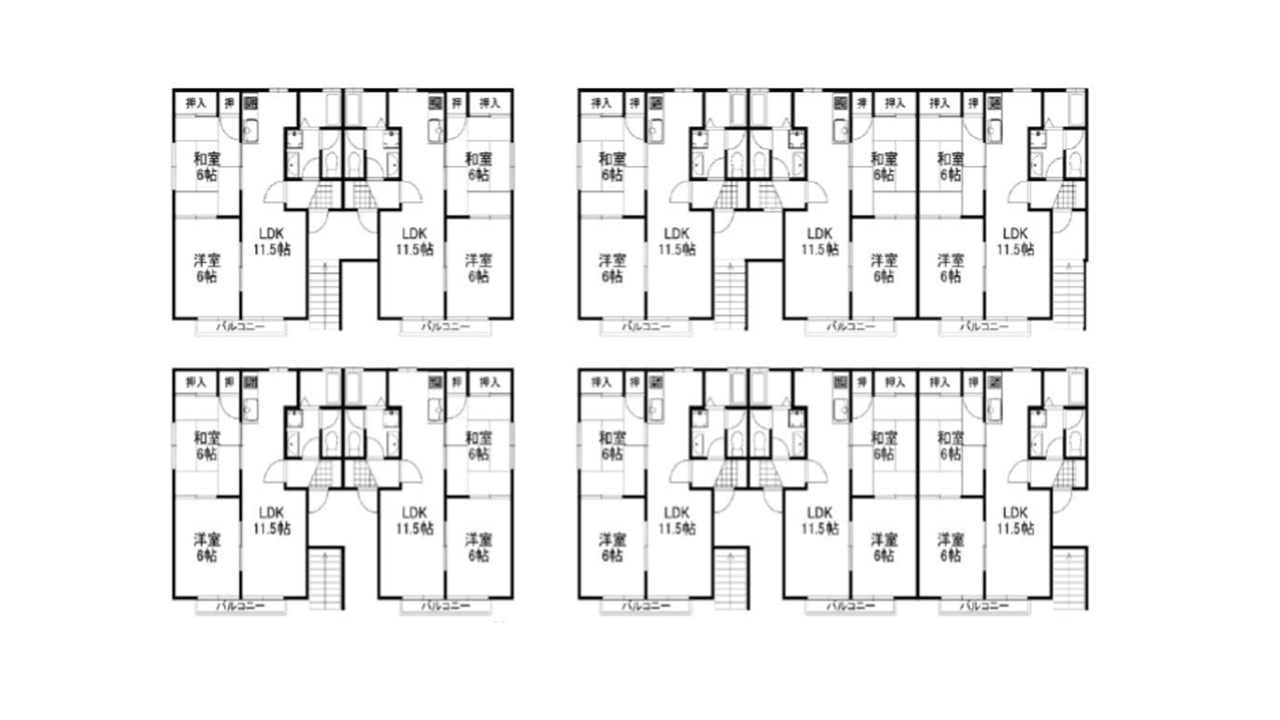 加東市上滝野　一棟マンション　満室稼働中　の間取り