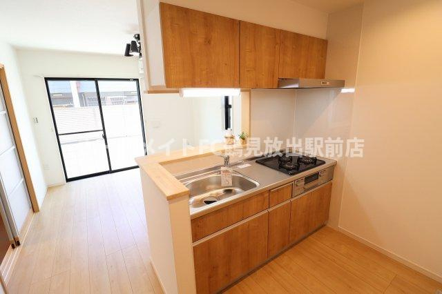 東大阪市森河内東２丁目のアパートのキッチン