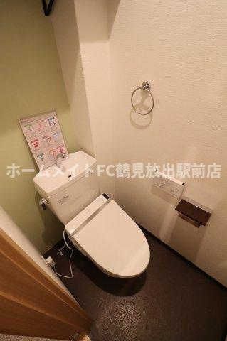 東大阪市森河内東２丁目のアパートのトイレ
