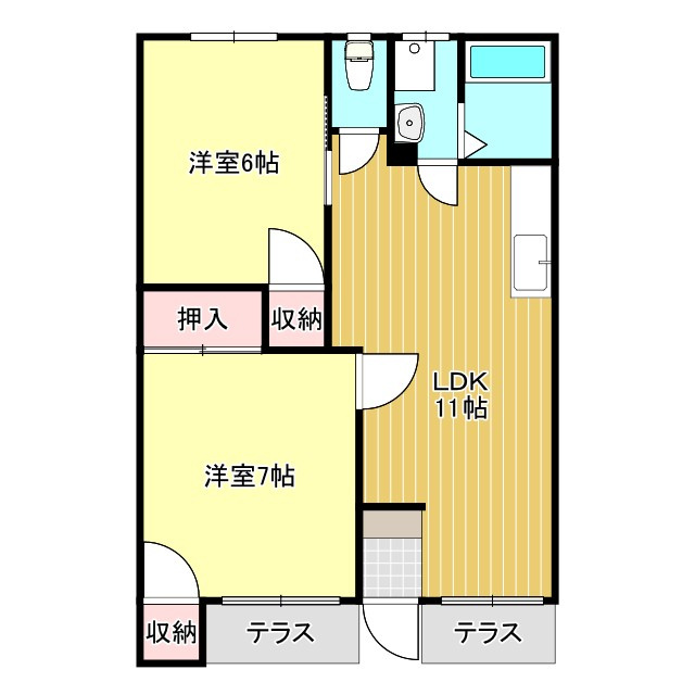 アドホックメゾンの間取り