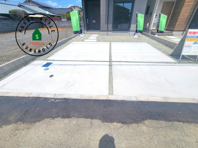 熊本市東区尾ノ上3丁目第1-2棟（1号棟）　の駐車場|駐車場になります。