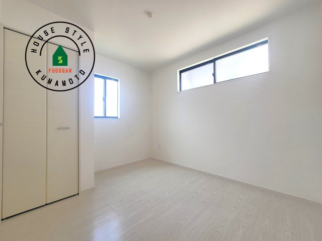 熊本市東区尾ノ上3丁目第1-2棟（1号棟）　の和室|将来的に、琉球畳を引きまして和室風にすることも可能です。