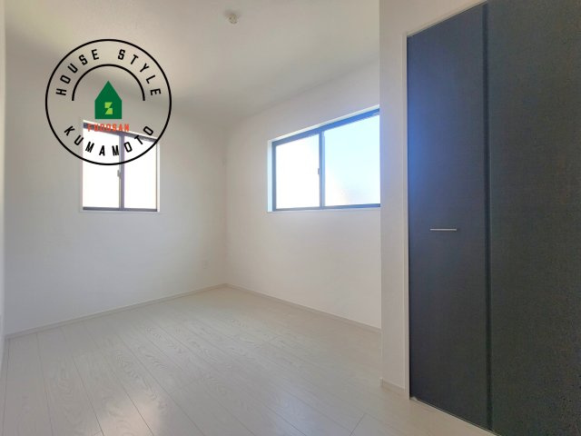 熊本市東区尾ノ上3丁目第1-2棟（2号棟）　の和室|将来的に、琉球畳を引きまして和室風にすることも可能です。