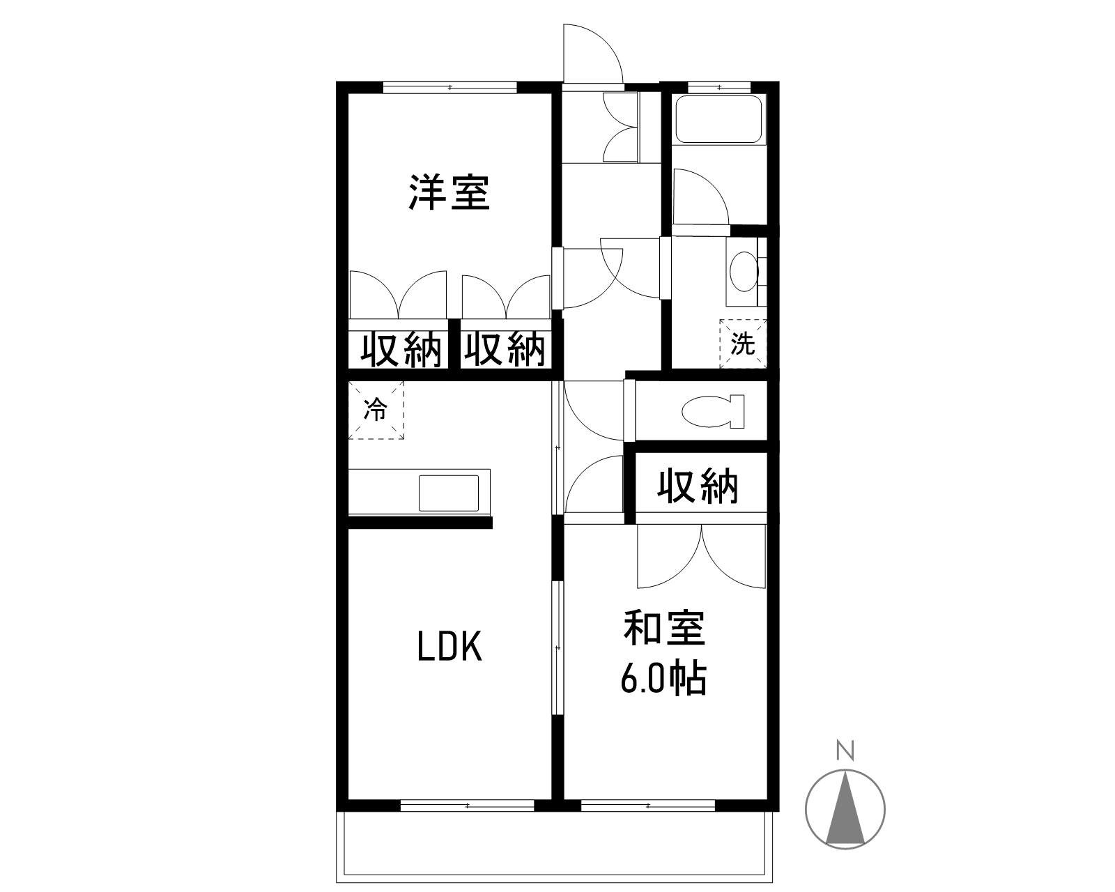リエス小山間々田の間取り