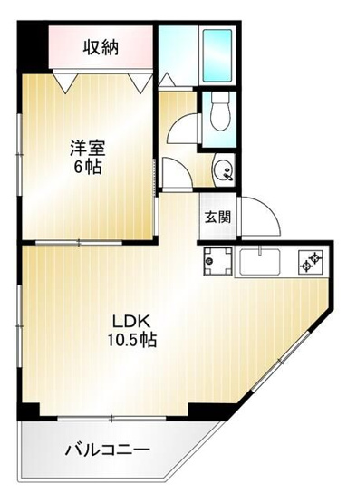 【間取り】 | サンパレス三鷹台