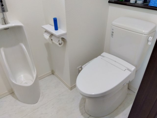 売中古戸建　三島市御園のトイレ|トイレが各階にあります。忙しい朝や、ファミリー世帯は助かりますね。