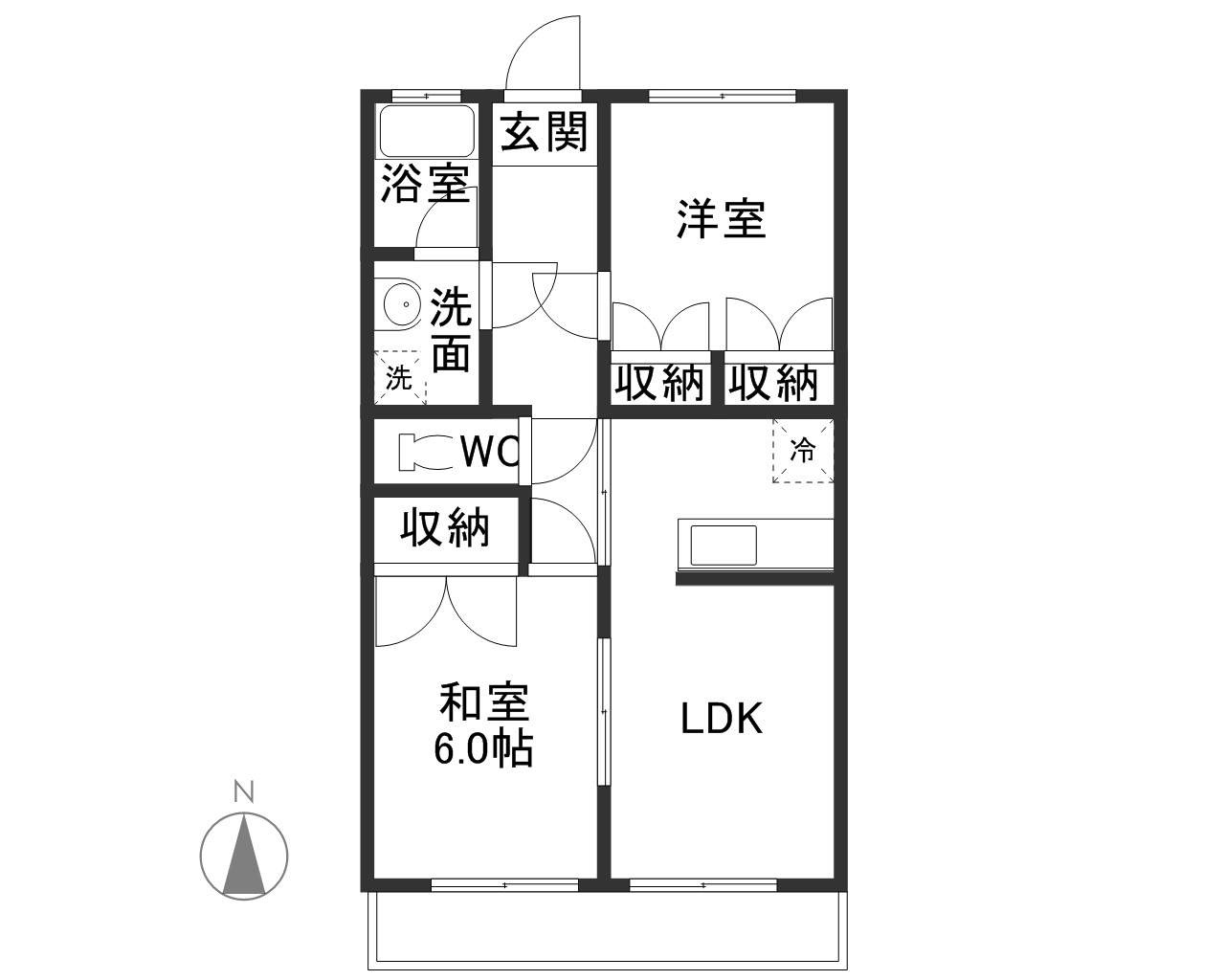 リエス小山間々田の間取り