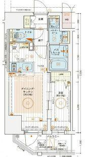 エステムコート堺筋本町の間取り