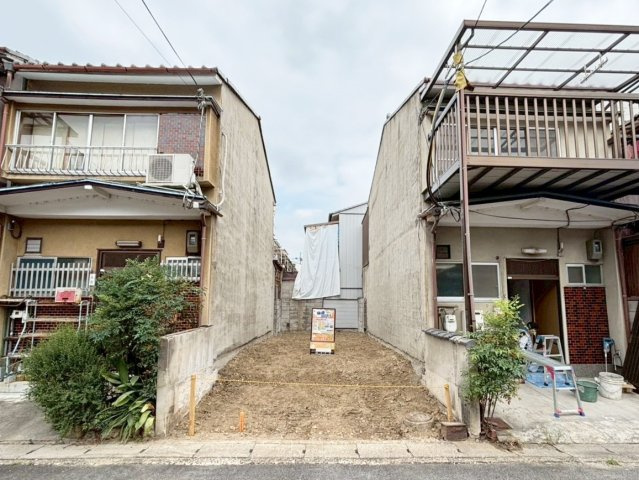西野山欠ノ上町　建築条件無し土地の外観