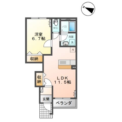 ツリー　フィールドの間取り