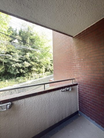 ライオンズマンション高宮第2のバルコニー