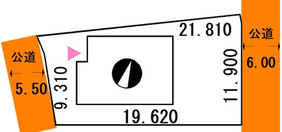 【区画図】 | 釧路町別保南1丁目57売家