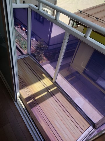 apartment Be：1のバルコニー|陽当たり良好なバルコニーです