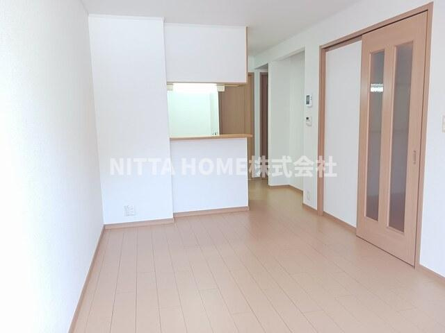 ミップルハウスＢの居間・リビング|リビングは11.3帖あります(*^^*)