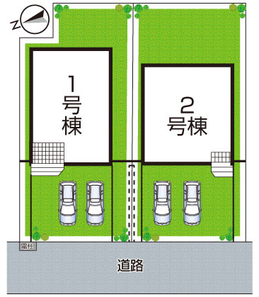 和歌山市和歌川町　第1期　新築一戸建ての区画図|全２区画