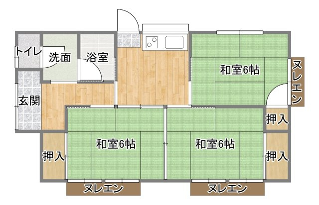 金成　善行戸建の間取り