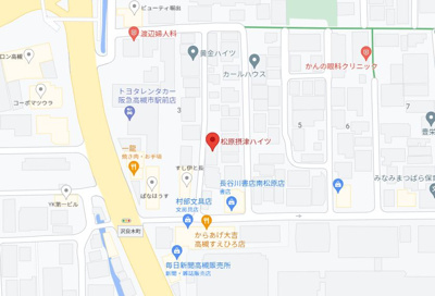 【地図】 | 第5摂津ハイツ