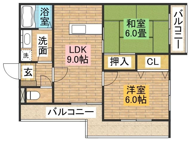 リンガーベルの間取り