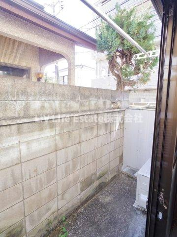 コーポカンノのバルコニー