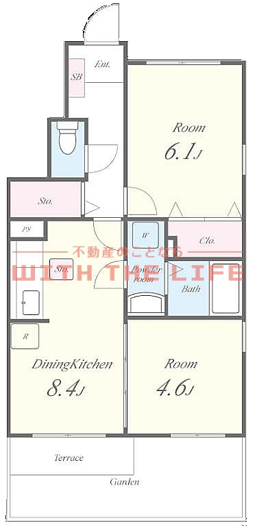 ティファニー【キャッシュバック対象物件】の間取り