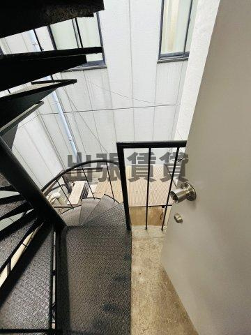 事務所！！チケン錦ビルのバルコニー