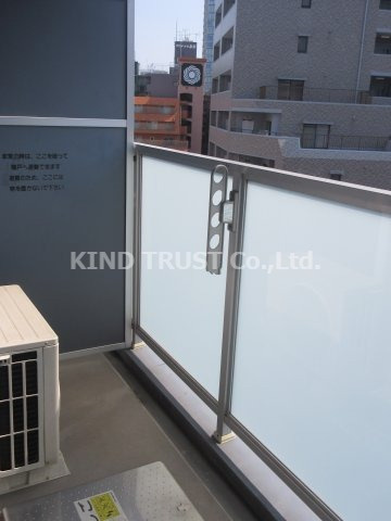 カーサリック同心のバルコニー|お洗濯にも便利なバルコニー付き