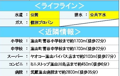 中古戸建　嵐山町大字川島1568-18（リフォーム住宅）の周辺