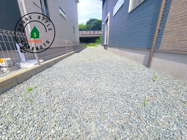 菊池郡大津町大字室第12-2棟（11号棟）　の庭|お庭で自由な時間を過ごせます。