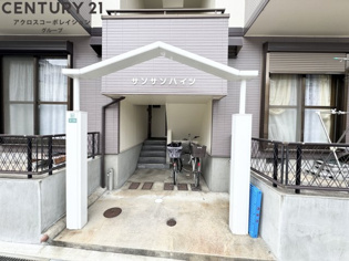 サンサンハイツのエントランス