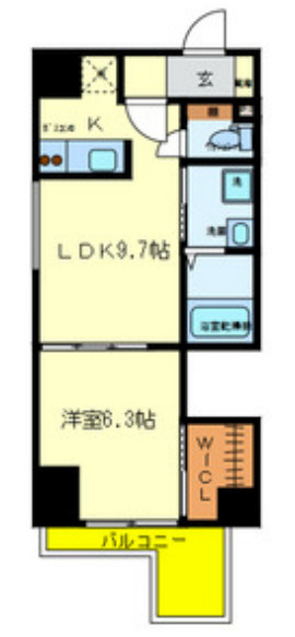 パウゼ堺筋の間取り