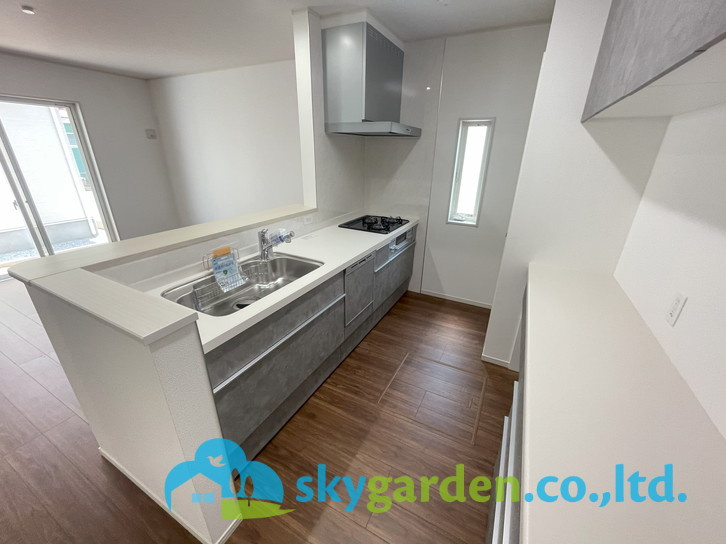 茅ヶ崎市今宿　新築戸建　全8棟8号棟のキッチン