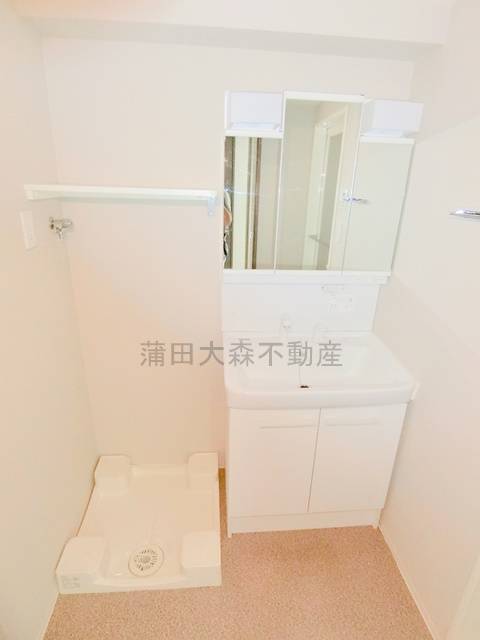 スカイコート品川パークサイドⅡの洗面所|洗面脱衣所　独立洗面台　洗濯機置き場
