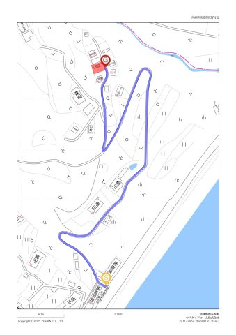 【地図】 | 淡路市佐野　オーシャンビュー　上物付き土地