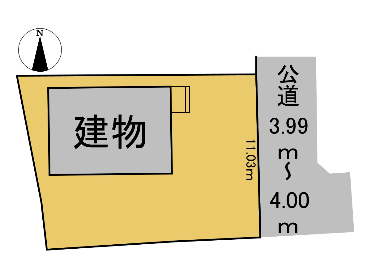 中古戸建　岐阜市旦島中町2丁目　平成27年築の区画図