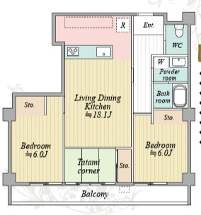 【間取り】 | 【三旺マンション八事東】✨️仲介手数料無料✨️植田小学校・植田中学校