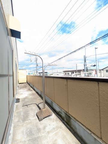 大堂ビルのバルコニー