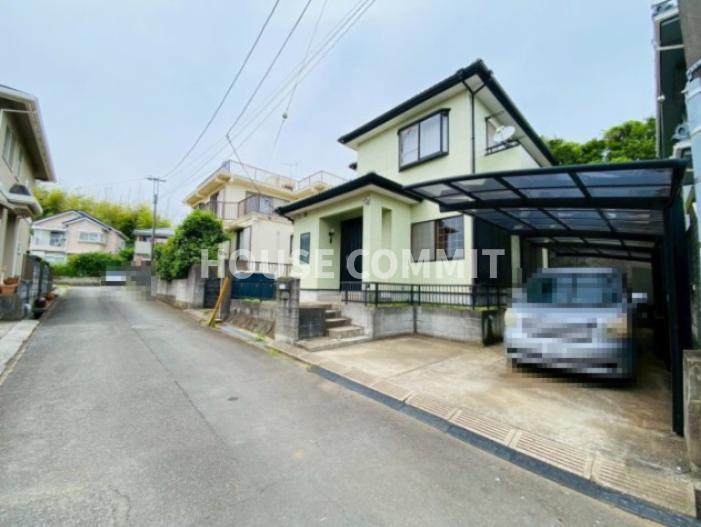 新中沢　中古戸建の前面道路含む現地写真