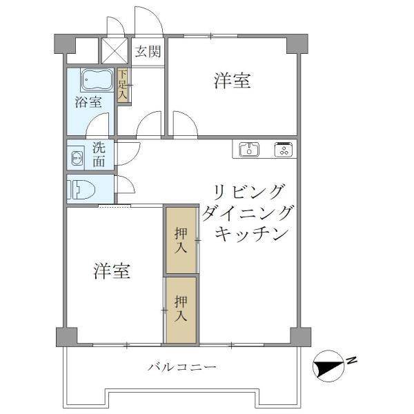 アクエルド長岡京の間取り