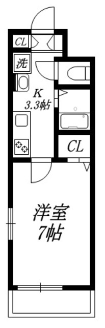 アベニューコートイタニＡ．Ｙの間取り
