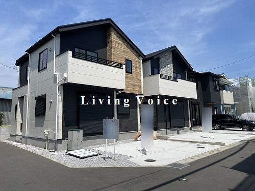 【外観】 | 【仲介手数料０円】綾瀬市深谷中1期　新築一戸建て　2号棟　全3棟 | 全体【仲介手数料０円】綾瀬市深谷中1期　新築一戸建て　全3棟