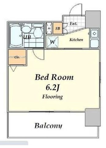 エクセリア新宿第2の間取り