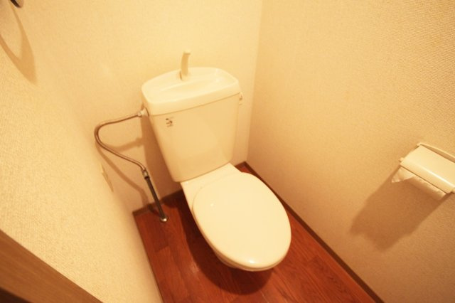 カーサアゼリアAのトイレ|落ち着いた色調のトイレです