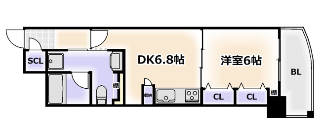 【間取り】 | ノステルコート夕陽丘