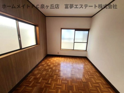 【洋室】 | 深阪4丁戸建 | 2階　６帖洋室