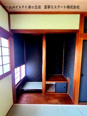 【和室】 | 深阪4丁戸建 | 2階　8帖和室