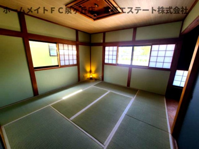 【和室】 | 深阪4丁戸建 | 2階　8帖和室