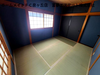 【和室】 | 深阪4丁戸建 | 2階　６帖和室