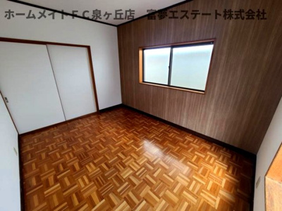 【洋室】 | 深阪4丁戸建 | 2階　６帖洋室