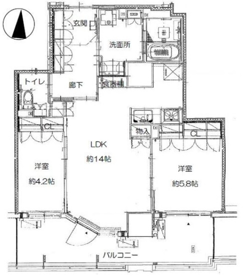 【間取り】 | マスターズマンション神戸学園都市中楽坊